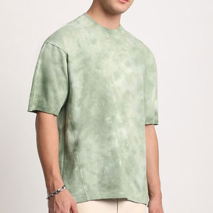 T-shirt Streetwear Homme 100% Coton, Coupe Oversize, Grammage Lourd, Impression Frontale Sérigraphiée, Vêtement Décontracté Personnalisé, Fabricant OEM ODM - Product Image 2