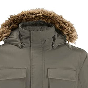 Parkas de Talla Grande para Hombre, Chaqueta con Capucha, Abrigo Masculino, Ropa de Abrigo Informal Negra, Chaquetas Sublimadas Cómodas - Product Image 3