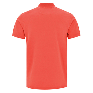 Polo de Manga Corta para Hombre, Color Coral, Tejido Piqué, Corte Regular, Estilo Casual - Product Image 2