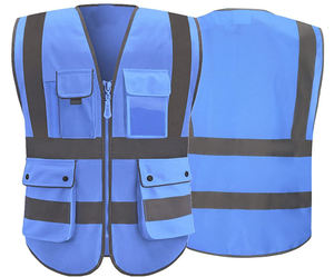 Chaleco de Seguridad Reflectante de Alta Visibilidad Clase 2 para Hombre/Mujer, Chaleco de Trabajo Impermeable para Construcción con Logotipo Personalizado - Product Image 4