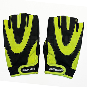 Guantes Deportivos de Fitness de Medio Dedo en PU, Agarre Antideslizante, Correa de Muñeca Ajustable con Hebilla, Unisex, para Levantamiento de Pesas, Gimnasio, Fisicoculturismo - Product Image 1