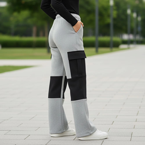Nouveau style 2026 – Pantalon de jogging personnalisé pour homme, léger, écologique, séchage rapide, respirant, en toile, taille haute avec fermeture à lacets - Product Image 4