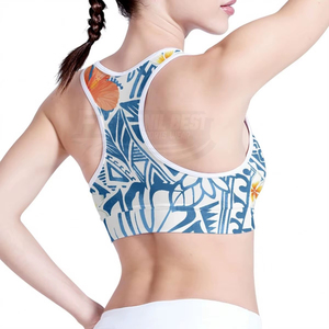 Conjuntos de Leggings de Yoga para Mujer, Talla Grande, Diseño Polinesio Hawaiano a Cuadros, Cintura Elástica, Largo Completo, Spandex/Nylon, Ropa Deportiva Informal de Verano - Product Image 3