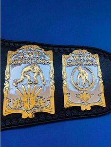 เข็มขัดแชมป์ WCCW Unified World Lightweight MMA แบบกำหนดเอง ทำจากโลหะผสมสังกะสี สูง 1.2 เมตร สำหรับทุกเพศ จำนวน 1 ชิ้น - Product Image 4