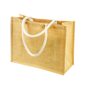 Ecológico XL Tote Bag Custom High-End Strong Lino Yute Shopping Bag Algodón corto Palmeado Mango Gran capacidad Moda No - Product Image 5