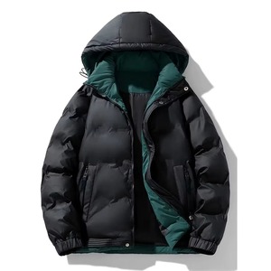 High Performance <b>Men's</b> Winter Puffer <b>Jacket</b> Breathable Quick Dry <b>Canvas</b> 100% Bamboo Fiber Hooded 300g Casual - Product Image 2