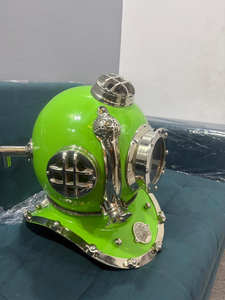 Réplica de Casco de Buceo Vintage, Decoración Náutica de Metal y Aluminio, Modelo de Exhibición de Casco de Buzo de Aguas Profundas - Product Image 2