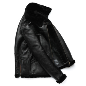 Chaqueta de Cuero para Hombre, Corte Ajustado, Estilo Retro Vintage, Chaqueta de Motociclista, Cierre de Cremallera, Estilo Casual, Moda Urbana, Clásica de Invierno - Product Image 2