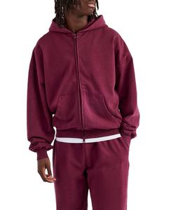 Winter Casual Sportswear <b>Gym</b> Fitness Washed Fleece Breathable Two Piece Customizable <b>Tracksuits</b> Jogging Jogger Suits for Men - Product Image 4