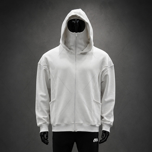 Sudadera con Capucha para Hombre, Corte Regular, con Cubre Rostro, Logotipo Personalizado, Estilo Urbano, Otoño, Algodón/Poliéster, Transpirable - Product Image 1