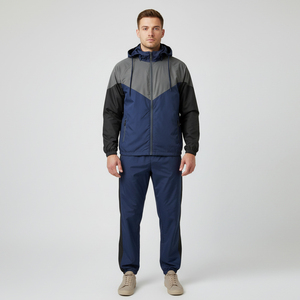 Conjunto Deportivo Casual con Capucha para Hombre, Color Personalizado, 100% Algodón, Grueso, para Invierno, con Logotipo Personalizado - Product Image 2