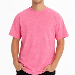 Camiseta de algodón teñida personalizada para hombre, estilo urbano, premium, lavada, de tacto suave, transpirable, para hombre. - Product Image 2