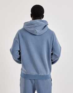 เสื้อฮู้ดดี้โอเวอร์ไซส์ผ้าฝ้ายฟลีซหนานุ่ม น้ำหนักมาก แต่งดีเทลขาดๆ และประดับคริสตัล สำหรับผู้ชาย ทำจากผ้าเฟรนช์เทอร์รี่ - Product Image 5