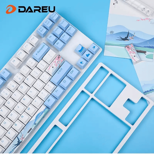 Clavier de jeu mécanique compact A87, thème Spring Swallow, 87 touches avec interrupteurs Cherry MX et touches PBT - Product Image 6