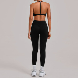 "2026 Women's Seamless Yoga Set 2 Piece Quick Dry Breathable Sports Bra High Waist <b>Butt</b> <b>Lift</b> <b>Leggings</b> Fitness Wear OEM ODM" - Product Image 6