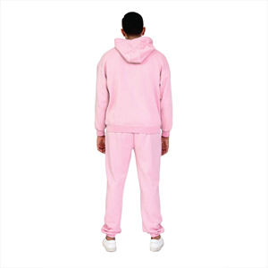 Survêtements personnalisables à faible MOQ, couleur au choix, best-sellers avec panneau avant vierge, à capuche, pour la course, impression en relief. - Product Image 4