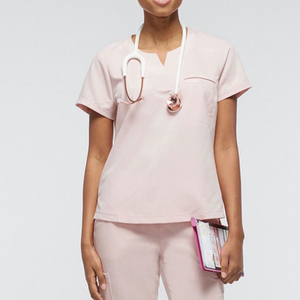 Wholesale New Style Cotton Nursing Scrub Uniform <b>Set</b> for Medical <b>Doctors</b> Modern Hospital Apparel - Product Image 3