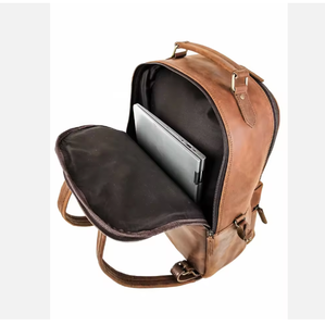 Men <b>Leather</b> <b>Backpacks</b> Multi Pockets Stylish New Designs Top Trending <b>Leather</b> <b>Backpack</b> with Custom Logo color - Product Image 4