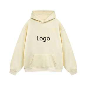 Sweat-shirts à capuche unisexes surdimensionnés vintage doublés polaire pour l'hiver, 100 % coton, imprimés de qualité supérieure, ODM en gros avec caractéristiques écologiques - Product Image 1