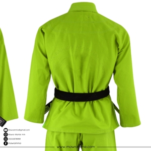 ชุดยิวยิตสู BJJ จากโรงงานโดยตรง ผ้าฝ้าย 100% ทอลายเพิร์ลวีฟ รับสกรีนโลโก้ ชุดยิวยิตสูบราซิลสำหรับมืออาชีพ ขายส่ง - Product Image 5