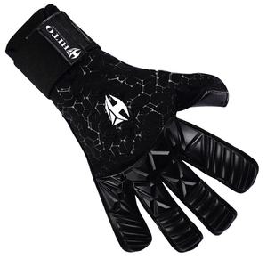 Gants de football en gros, professionnels, contact de la paume avant en latex, coupe hybride, dos de la main, impression par sublimation et injection de silicone - Product Image 5