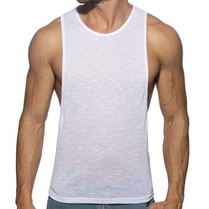 Camiseta Deportiva Personalizada para Hombre, para Entrenamiento Muscular, Transpirable, sin Costuras, Chaleco Deportivo, Camiseta sin Mangas con Logotipo Personalizado - Product Image 4