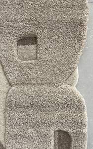 Tapis de luxe en laine tuftée à la main indienne, à poils longs, antidérapant, moderne, abstrait, personnalisable, haute qualité, pour intérieurs résidentiels, directement du fabricant - Product Image 4