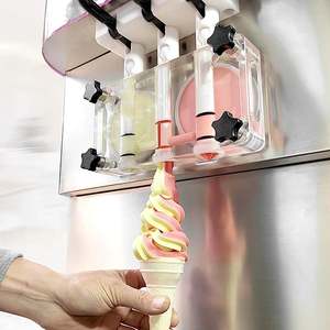 Máquina de Helado Suave de 3 Sabores con Certificado ETL, Máquina para Hacer Helado y Yogurt Congelado - Product Image 3