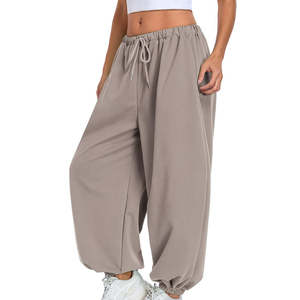 Trend Womens Sweatpants Plain Jogger Pants Heavy Weight 100% Cotton Lounge <b>Trousers</b> Custom Manufacturing Bulk Supplier - Product Image 6
