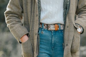 Ceinture en cuir véritable pour homme et femme, ceinture en cuir de vache avec poils, de haute qualité, nouveau style élégant - Product Image 4