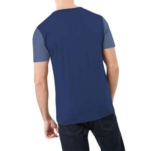 T-shirt en coton pour homme de qualité supérieure OEM, manches courtes, imprimé avec une ampoule de ville, vêtement décontracté, col rond, coupe régulière - Product Image 2