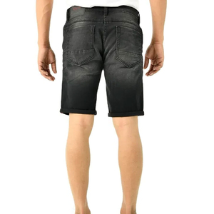Expédition rapide Shorts en jean décontractés pour hommes, légers, grande taille, taille mi-haute, pour l'été - Product Image 2