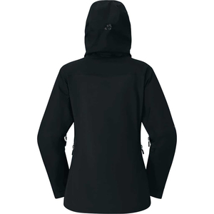 Veste softshell noire imperméable coupe-vent à capuche pour la randonnée en plein air, imperméable, fermeture éclair intégrale, légère, résistante aux intempéries, taille XL - Product Image 6
