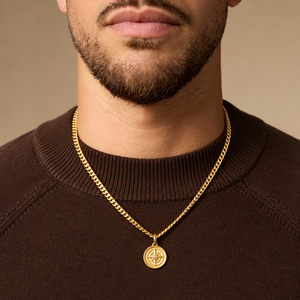 Collier pendentif boussole géométrique en diamant rond cultivé en laboratoire, bijoux fins en argent sterling ou or avec diamant de laboratoire - Product Image 4