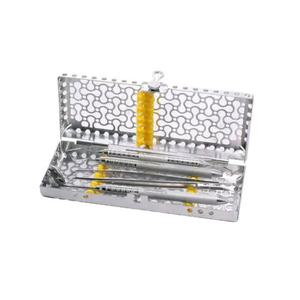 Kit de 5 instruments de diagnostic dentaire Hu-Friedy : détartreur, sondes, miroir, poignée, plateau, pinces HuFriedy - Product Image 1