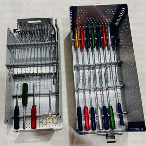 Juego de instrumentos profesionales para artroscopia de hombro para cirugía ortopédica mínimamente invasiva, de acero inoxidable alemán, por Pentax CE - Product Image 3