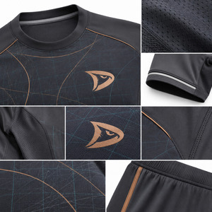 Fabricante Profesional de Uniformes de Fútbol OEM: Uniformes de Fútbol para Hombre con Sublimación Completa y Cuello en V – Jersey y Pantalones Cortos Deportivos Personalizados para Verano - Product Image 6
