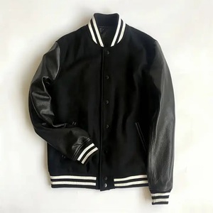 2026 Factory Made Custom Wholesale <b>Men</b> <b>Varsity</b> <b>Jackets</b> Letterman <b>Jackets</b> Custom Baseball Letterman <b>Varsity</b> <b>Bomber</b> <b>Jacket</b> - Product Image 4