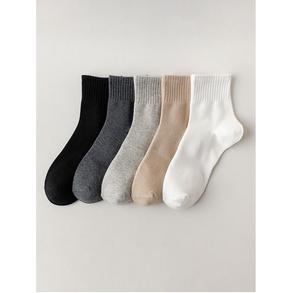 Chaussettes en coton confortables pour hommes et femmes, douces, respirantes, pour un usage quotidien, le sport, le bureau, les voyages et les occasions décontractées - Product Image 3
