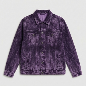 <b>Men's</b> <b>Denim</b> <b>Jacket</b> Contemporary Street Style Outerwear OEM Production and Private Label Support Best Selling <b>Men</b> <b>Denim</b> <b>Jacket</b> - Product Image 1