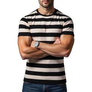 T-shirts en coton pour hommes, coupe classique, durables, élégants, manches courtes, col rond, uni, streetwear - Product Image 5