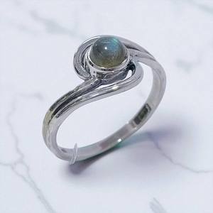 Anillos de Labradorita Natural, Diseño Hecho a Mano, Plata de Ley 925, Anillo de Boda, Joyería Fina para Mujer - Product Image 1