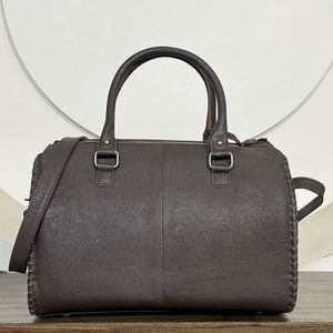 Stylish Western Hair On Cowhide Leather Speedy Duffel <b>Bag</b> Luxury Turquoise Concho <b>Stud</b> Design Crossbody Travel Shoulder Handbag - Product Image 5