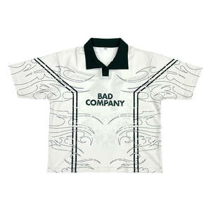 Camiseta de malla personalizada de talla grande, estilo boxy, para fútbol, camiseta de malla corta, camiseta transparente, atlética, para hombre - Product Image 1