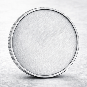 Moneda Conmemorativa Personalizable con Diseño Gratuito, Grabable, Plateada, de Metal Troquelado, Doble Cara en Blanco, para Recuerdo - Product Image 1