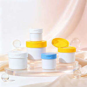 Wide-mouth Cosmetic <b>Jar</b> New <b>Top</b> Rounded Corners 100-400g Frosted PP <b>Screw</b> <b>Top</b> Cream <b>Jar</b> Custom Color - Product Image 1