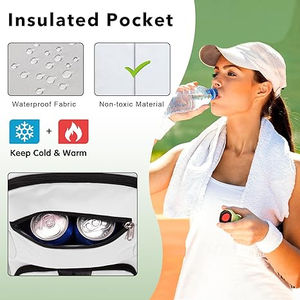 Bolsa de Baloncesto Impermeable de Gran Capacidad, Portátil, de Nailon, Hecha en Pakistán, con Bolsillo para Raqueta de Bádminton y Pádel - Product Image 4