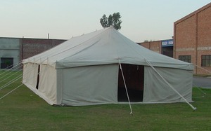 เต็นท์ทะเลทรายดีลักซ์ ผ้าแคนวาสฝ้าย 100% – เต็นท์กันน้ำหลายชั้น ทนลม สำหรับตั้งแคมป์ แกลมปิ้ง และกิจกรรมกลางแจ้ง - Product Image 4