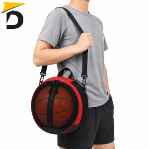 Bolsa de malla para baloncesto con tela ventilada y gran capacidad para un almacenamiento y transporte convenientes de pelotas deportivas - Product Image 5