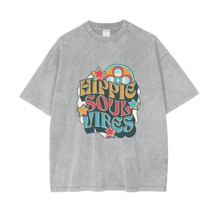 Camisetas Vintage con Lavado Ácido Personalizadas por el Fabricante, con su Propia Marca, de Algodón 100% Pesado, Estilo Oversize, Hip Hop, de Alta Calidad - Product Image 2